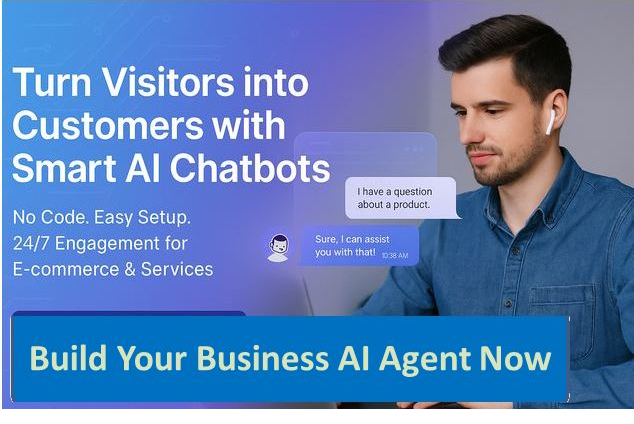 AI chatbot agent Banner